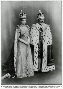 Consort Prints: King Edward and Queen Alexandra in coronation robes