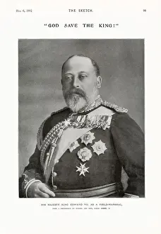Edward Prints: King Edward VII (1841 - 1910), King of the United Kingdom and the British Dominions