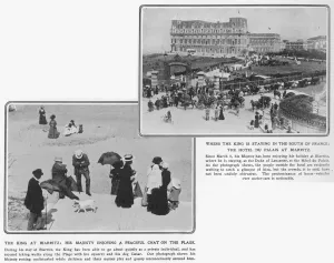 Biarritz Prints: King Edward VII at Biarritz