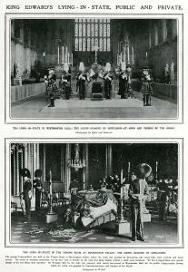 Room Prints: King Edward VII, Lying-in-State 1910
