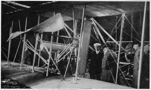 Aeroplanes Prints: King Edward VII with Wilbur Wright