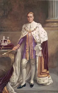 Number Prints: King Edward VIII in his coronation robes