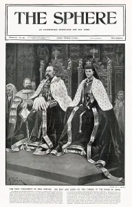 Opens Prints: King Edward's First Opening of Parliament 1901