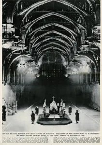 Coffin Prints: King George Lying-in-state at Westminster Hall