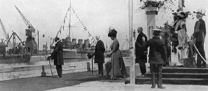 Hull Prints: King George V opens Hull dock