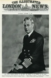 Monarchs Prints: King George VI as Admiral of the Fleet
