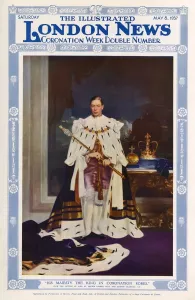 Sceptre Prints: King George VI in Coronation robes, 1937