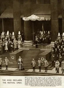 Steps Prints: King George VI declares Festival of Britain open