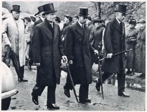 King Prints: King George VI following the coffin of his mother-in-law