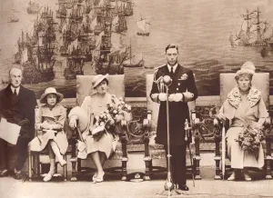 Museum Prints: King George VI opening the National Maritime Museum, 1937