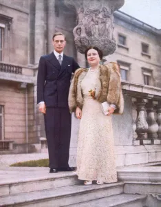 Bowes Prints: King George VI and Queen Elizabeth in 1948