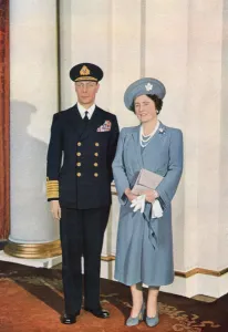 Exclusive Prints: King George VI and Queen Elizabeth, special ILN photo, 1942