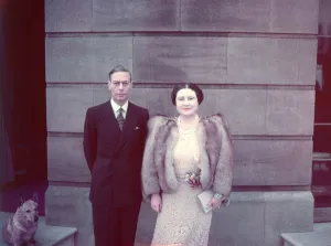 Bowes Prints: King George VI and Queen Elizabeth - Silver Wedding