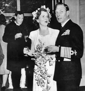 12th Prints: King George VI talks to the Hon. Margaret Elphinstone