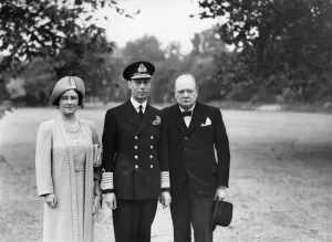 Blitz Prints: King George VI and Winston Churchill, 1940