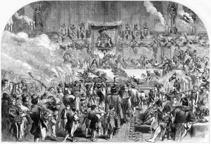 Customs Prints: King Henry VII Christmas feast