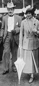 Chelsea Prints: King Manuel & Queen Augusta at Chelsea Flower Show