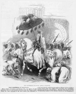 Subjects Prints: King of Morocco Rides