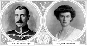 Christian Prints: The King and Queen of Denmark, 1914