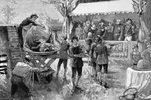 Regent Prints: The King and Queen at the Windsor festivities