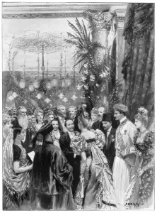 Rama Prints: King of Siam at reception 1897