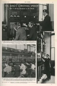 Communications Prints: The Kings Christmas Speech, 1933