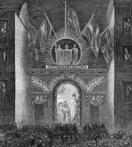 Gateway Prints: Kings College London illuminated