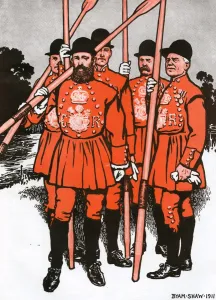 Pageantry Prints: The Kings Watermen by Byam Shaw