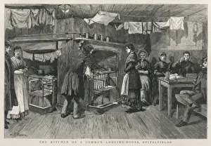 Laundry Prints: The kitchen of a common lodging house, Spitalfields, London