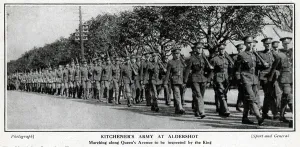 Avenue Prints: Kitcheners army recruits at Aldershot, WW1