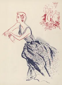 Delicate Prints: Knitted dress, 1954