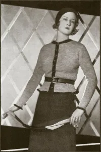 Style Prints: Knitted outfit by Schiaparelli 1930