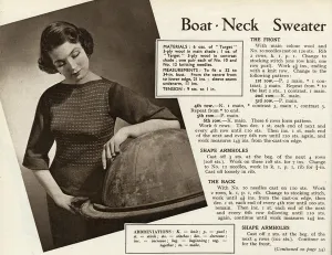 Sweater Prints: Knitting pattern 1949