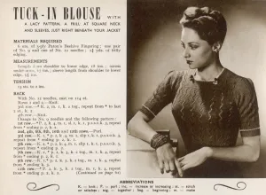 Pattern Prints: Knitting pattern