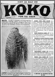 1899 Prints: Koko hair ad