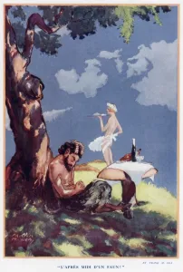 Lunch Prints: L Apres Midi D Un Faun by Frank M. Lea