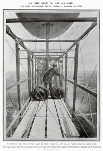 Paris Prints: La Ville de Paris - Airship 1907