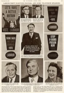 Harold Prints: Labour Party election posters and television speakers