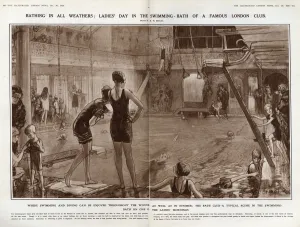 Nov17 Prints: Ladies day in the swimming-bath Ladies day in the swimming-bath