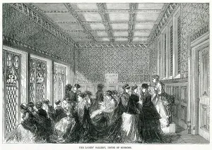 Parliament Prints: The Ladies Gallery Date: 1870