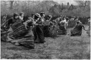 Straw Prints: Ladies Hockey match