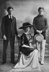 Billy Prints: Lady Desborough with her sons, Julian and Billy