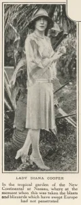 Palm Prints: Lady Diana Cooper in Nassau