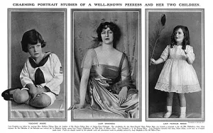 Moore Prints: Lady Drogheda and her children, 1916