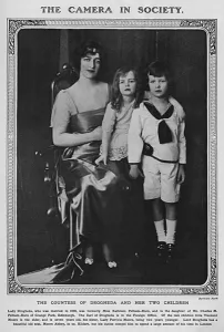 Moore Prints: Lady Drogheda & her children, WW1