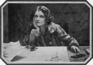 Chelsea Prints: Lady Eileen Orde working on wallpaper designs
