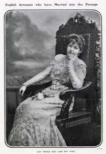 Marriage Prints: Lady Francis Hope (1866 - 1938), formerly the actress Miss May Yohe