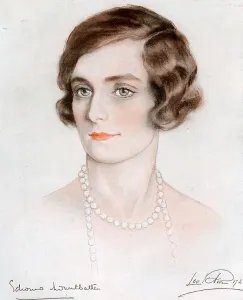 Dec18 Prints: Lady Louis Mountbatten by Leo Klin