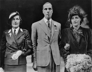 Married Prints: Lady Louis Mountbatten at her sisters wedding