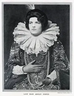 Pageant Prints: Lady Mary Ashley Cooper in Jacobean costume Lady Mary Ashley-Cooper (1902-1936)